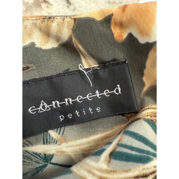 VTG Connected Petites Hawaiian Sleeveless Dress  Euro  Resort Beach 8p Read Y2K - Picture 9 of 9